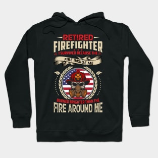 Retired firefighters are survivors Hoodie